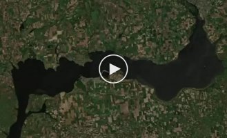 Fresh satellite images: this is what the Kakhovka reservoir looks like now