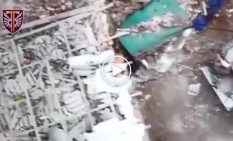 Cut to the use of drones by Ukrainian paratroopers against Russian infantry and equipment in the Donetsk region