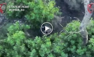 Оккупант перед смертью залез в черный пакет