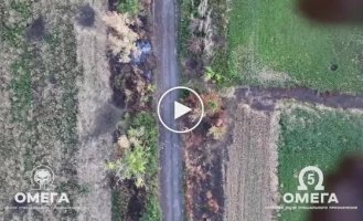 Skid from a drone finished a bike ride of an occupier in Donetsk region