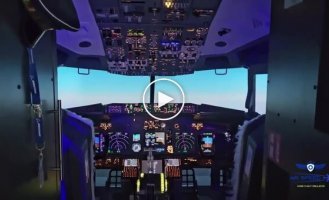 Boeing 737-8 home flight simulator