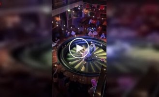 First defeat a mechanical bull, then lose your balance