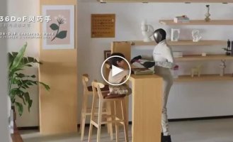 Китайцы создали робота, который заменяет няню, курьера и домработника