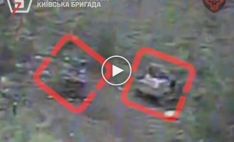 Soldiers of the 5th Separate Assault Brigade destroyed a motorcycle, vehicles and neutralized communications of the Russians