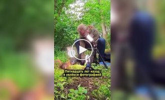 Швед, ставший персональным фотографом белок