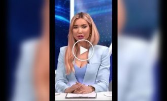 Гость засмотрелся на телеведущую