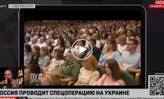 The host of Soloviev Live forgot to turn off the screen broadcast and burned himself live