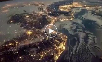 NASA has published a beautiful video with the night landscapes of the Earth from space