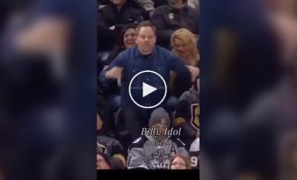 Hockey fans know how to surprise the camera