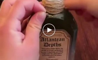 Bottle with magic potion