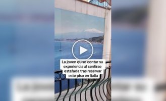 В Италии туристка арендовала номер с видом на море, а оно оказалось фальшивым