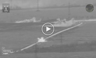 The Russians filmed the results of the destruction of 7 units of equipment of the invaders near Aleksandrovka, Donetsk region