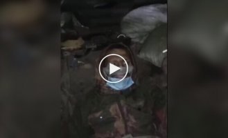 Двое оккупантов в Запорожской области сидят круглосуточно в блиндаже рядом с трупами россиян