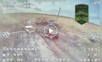 The operator of a kamikaze drone eliminated an occupier riding an ATV