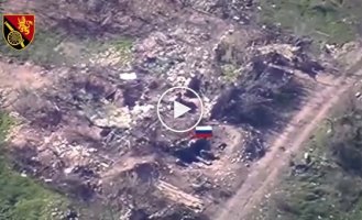Aerial reconnaissance tracked down and artillerymen destroyed 4 guns along with their ammunition in the Liman direction