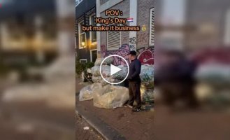 В Нидерландах после Дня короля массово сдают собранные банки