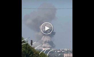 Взрыв во временно оккупированном Луганске