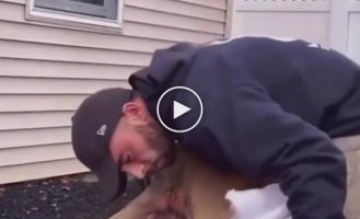 A touching deer rescue story