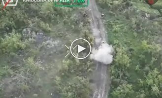 Бійці 5-ї ОШБр знищили бронетехніку та квадроцикл, на якому намагалися втекти росіяни, на Краматорському напрямку