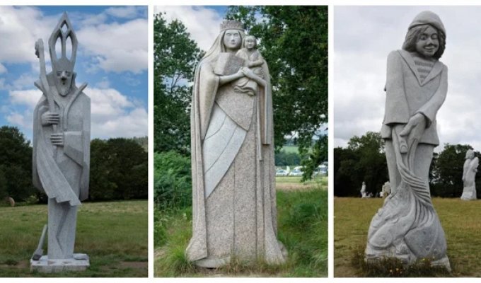 How a Philosopher Turned a French Hillside Into Easter Island in the Heart of France (46 Photos)