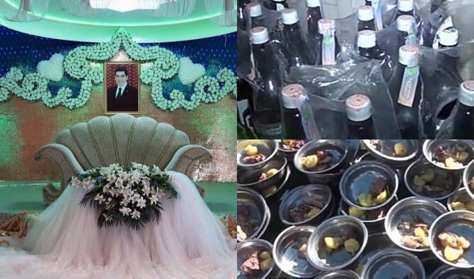 15 бутылок водки и первый танец под песню Гурбангулы: в Туркменистане разъяснили, как правильно провести свадьбу (4 фото + 1 видео)