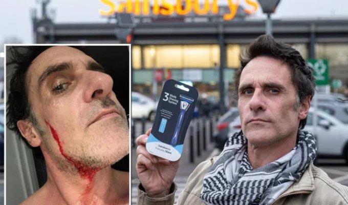 A man received compensation of £5,000 for cutting himself while shaving (3 photos)