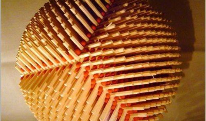Amazing crafts made from matches (20 photos)