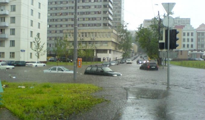 Москва затопленная (45 фото)