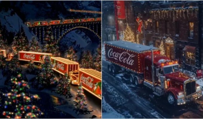 Coca-Cola решила изменить новогоднюю рекламу и получила порцию гнева от фанатов (1 фото + 3 видео)