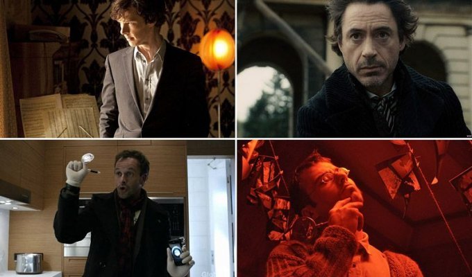 Эволюция образов персонажей из новых экранизаций «Шерлока Холмса» (86 фото)