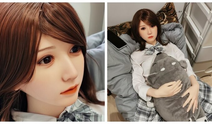 A collector of sex dolls is sure that one of them is possessed (4 photos)