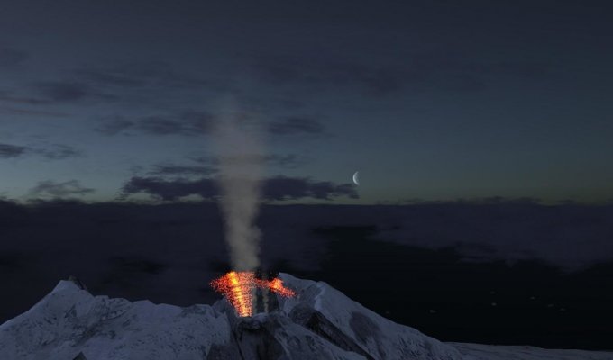 Беренберг — самый северный активный стратовулкан планеты (7 фото)