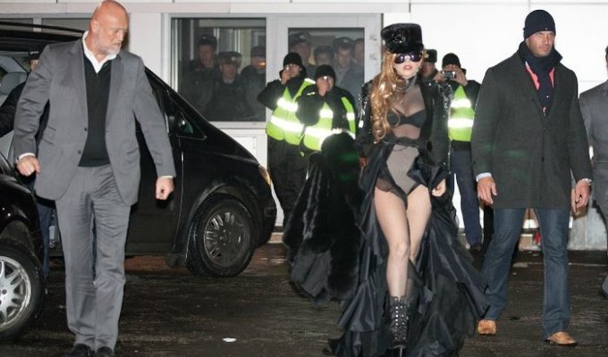 Леди Гага в Москве (5 фото)
