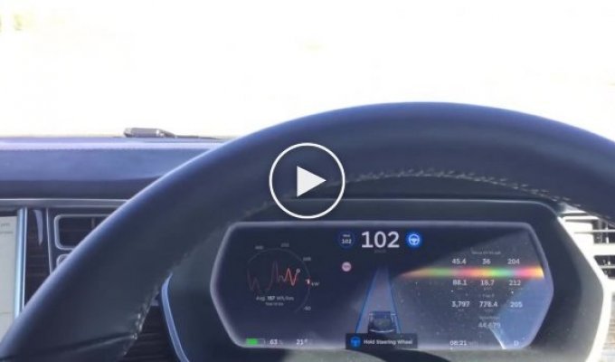Что может произойти, когда ты засыпаешь за рулем машины Tesla