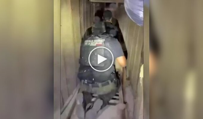 An underground tunnel from Mexico to the USA