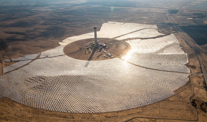 Интересные факты про солнечную электростанцию из пустыни Негев (4 фото)