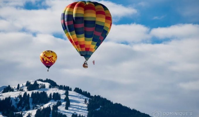 Международный фестиваль воздушных шаров в Швейцарии (10 фото)
