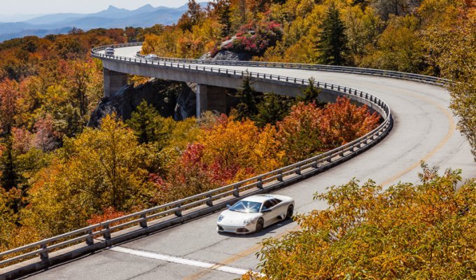 Одна из самых красивых дорог в Соединенных Штатах (46 фото)