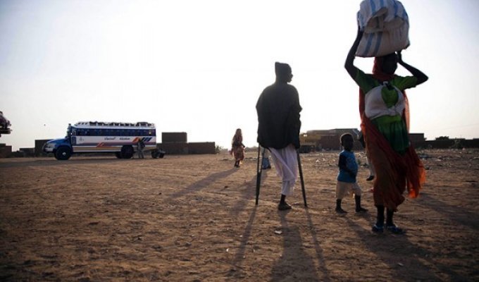 Беженцы начинают долгое путешествие домой из южных лагерей Дарфура (12 фото)
