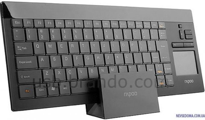 Rapoo 2900 – беспроводная клавиатура с тачпадом (7 фото)
