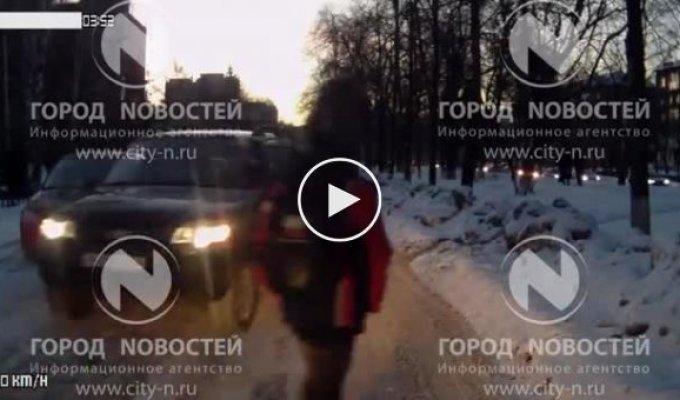 Взгляд на затор в Новокузнецке со стороны автоледи
