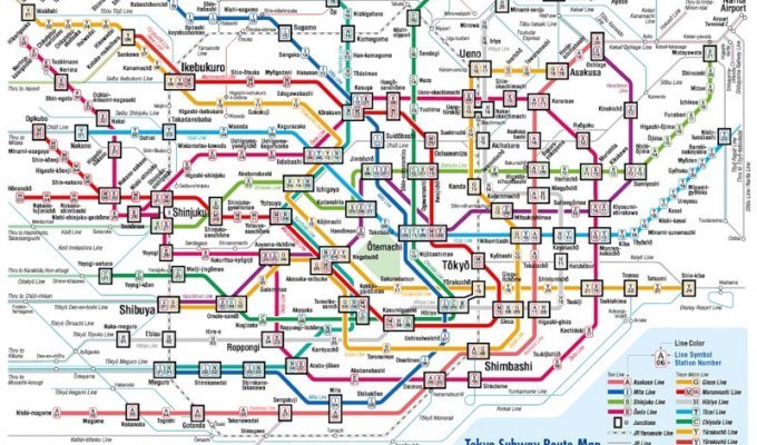 Экскурсия по Токийскому метро: светлая сторона