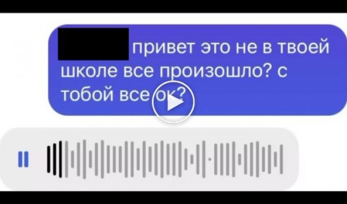 Предположительно, в Сети опубликовали голосовое сообщение девушки, выжившей при стрельбе в школе в Казани