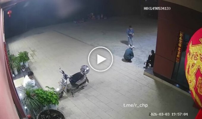 Внезапный прилет в Китае