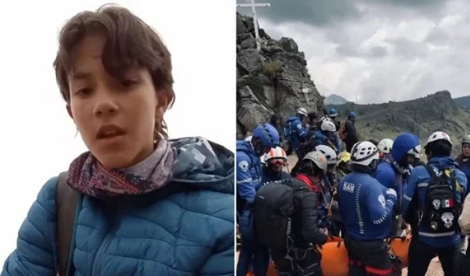 14-летний подросток замёрз насмерть во время восхождения на вулкан (5 фото + 1 видео)