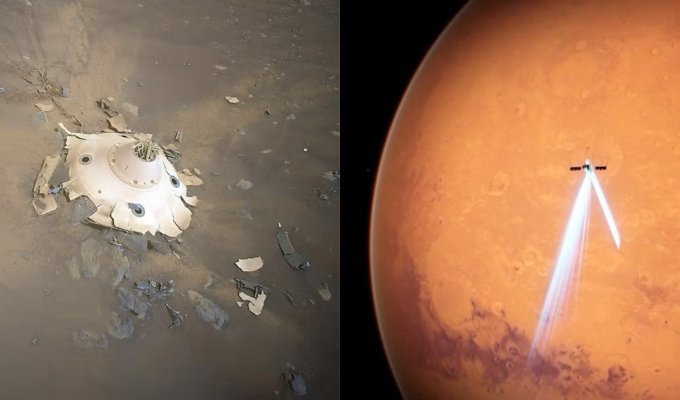 Еще не приземлились, а уже намусорили: сколько мусора скопилось на поверхности Марса (4 фото)
