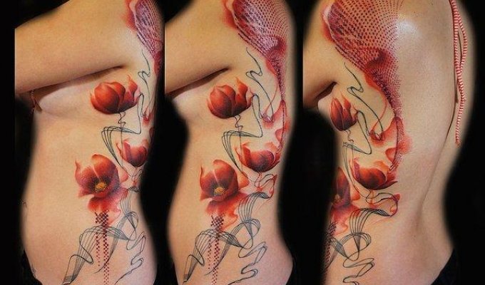 Татуировки от руки (15 фото)