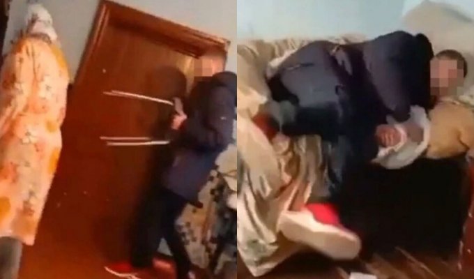 “Where is the wallet, grandma?”: in Russia, teenagers bullied a pensioner (3 photos + 1 video)