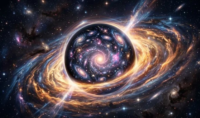 Arguments that our universe is inside a black hole (3 photos)