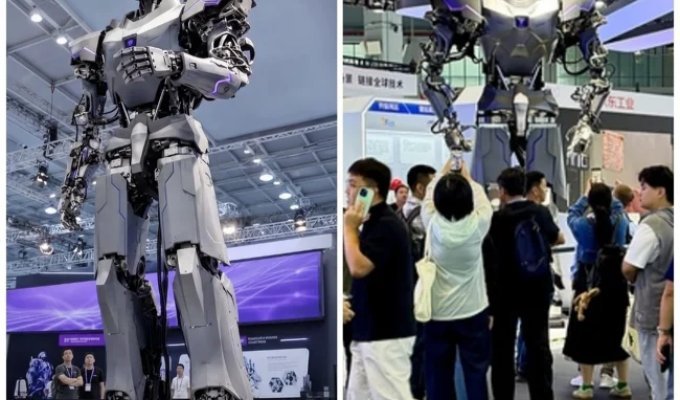 It Has Begun: China Builds a 4-Meter Monster Robot Weighing Over a Ton (2 Photos + 2 Videos)